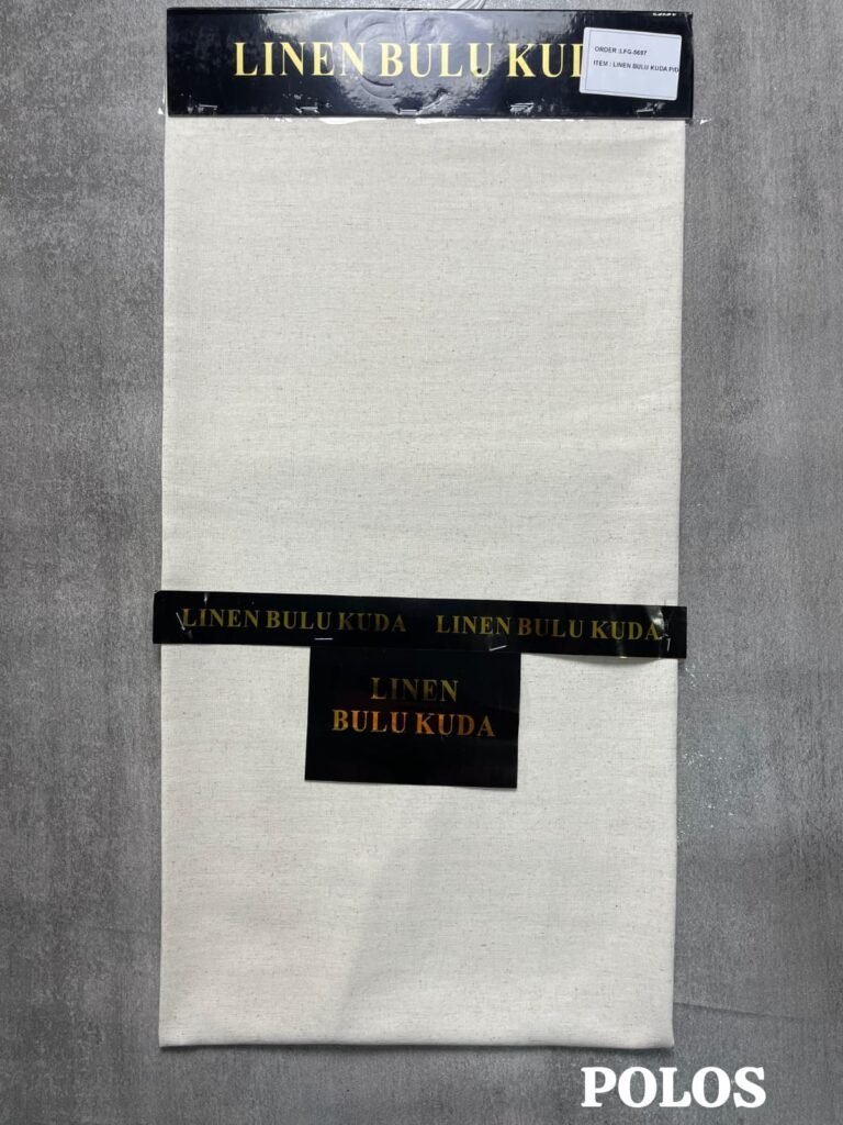 Kain Linen Bulu Kuda Polos