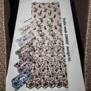 Tulle Embriodery design 3