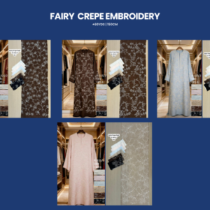 Fairy Crepe/Tencel Embroidery