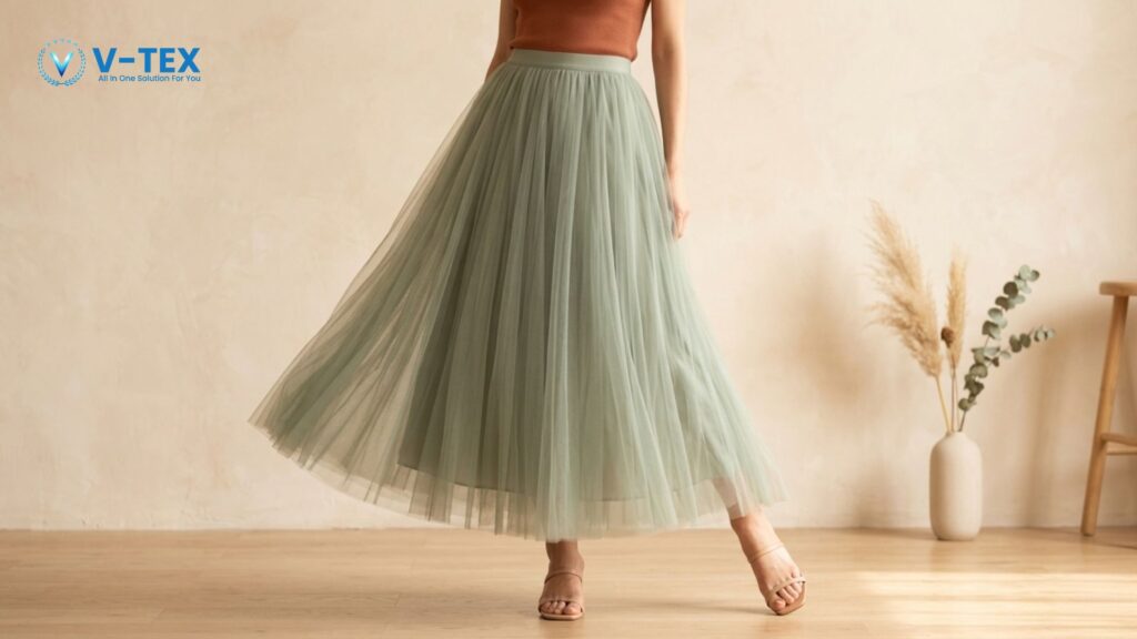 kai tile polos rok tutu
